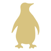 Basic Shape Penguin MDF Cutout Silhouette Style 3 - Unfinished For DIY