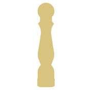 Basic Shape Pepper Shaker MDF Cutout Silhouette - Unfinished For DIY