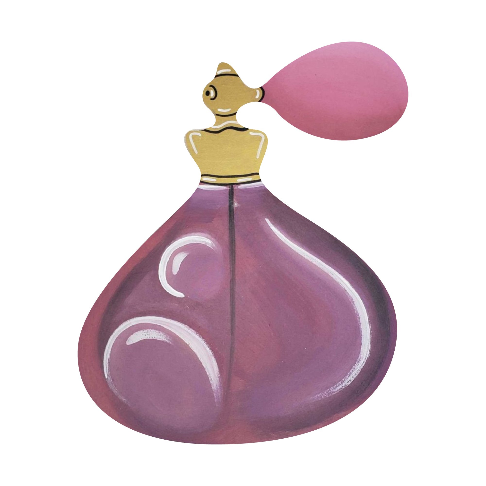 Basic Shape Perfume MDF Cutout Silhouette - Unfinished For DIY