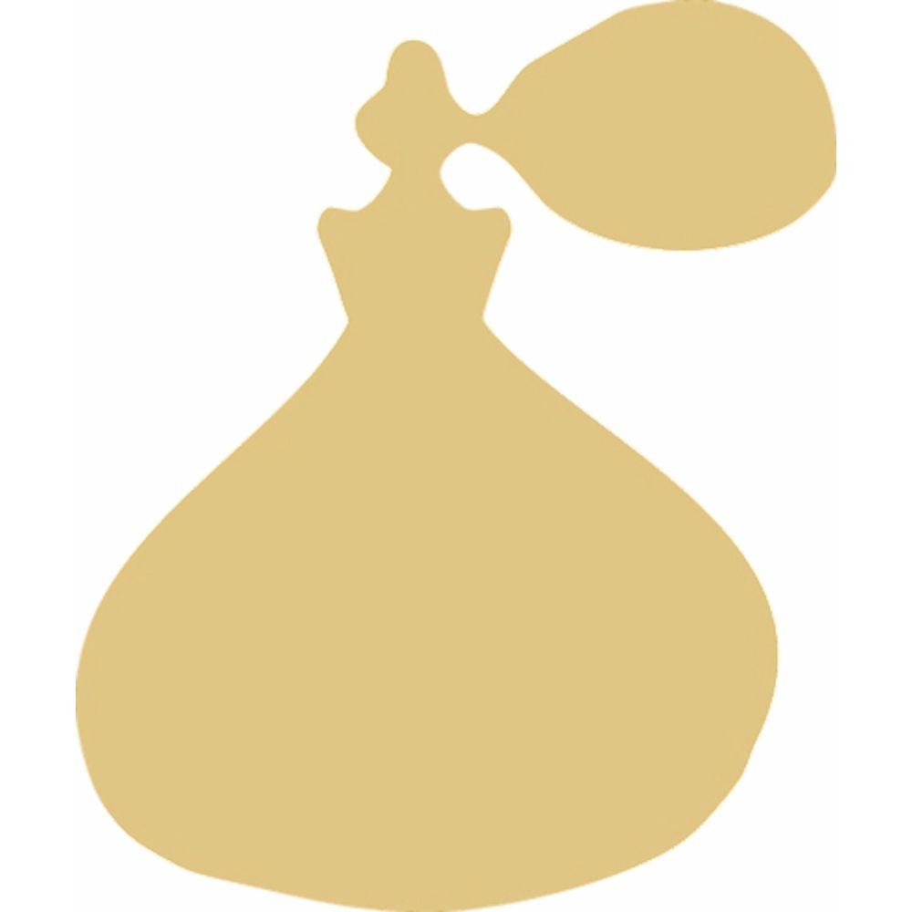 Basic Shape Perfume MDF Cutout Silhouette - Unfinished For DIY
