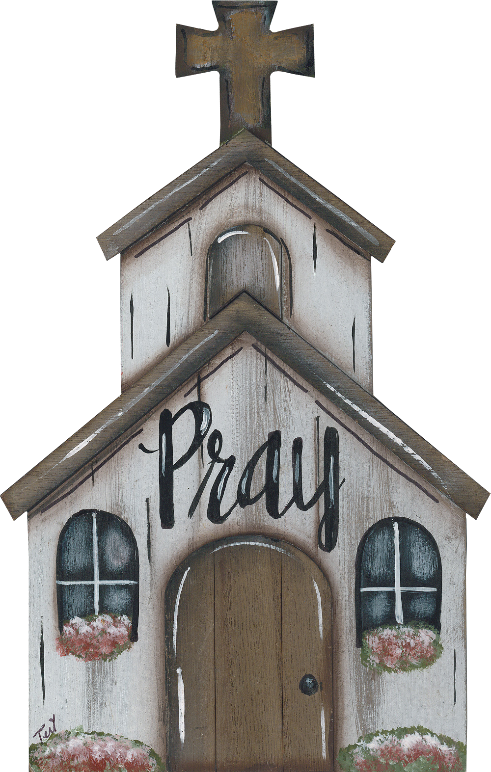 Church Pray MDF Print Style 6