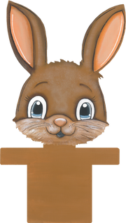 Rabbit Head MDF Print Style 11