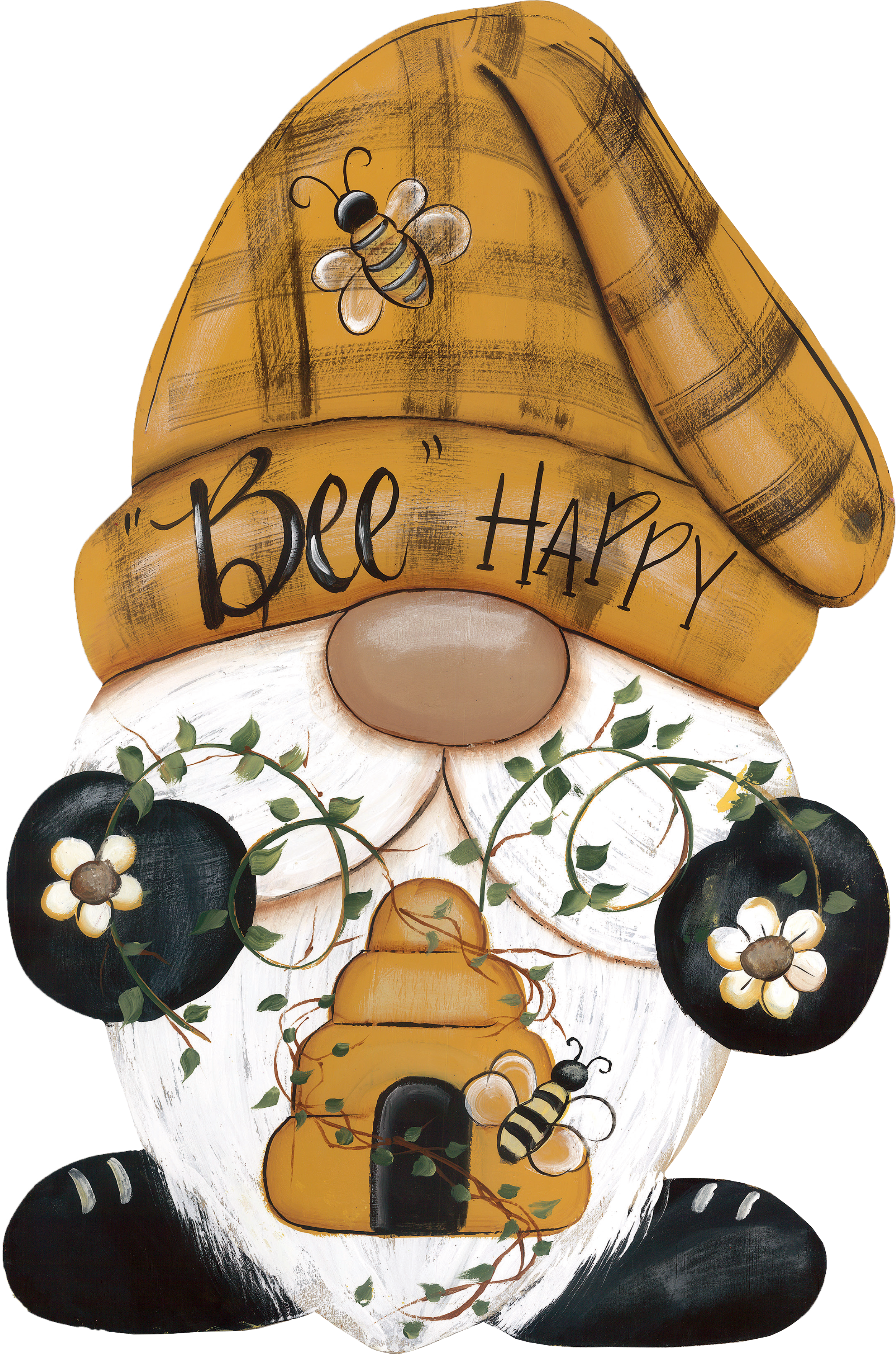 Bee Gnome MDF Print Style 14