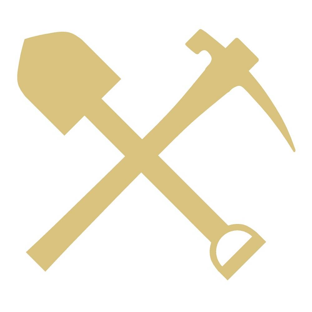 Basic Shape Crossed Pick And Shovel MDF Cutout Crossed Tools - Unfinished For DIY