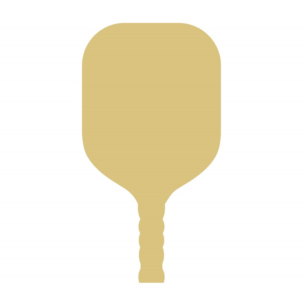 Basic Shape Paddle MDF Cutout Pickleball Silhouette - Unfinished For DIY