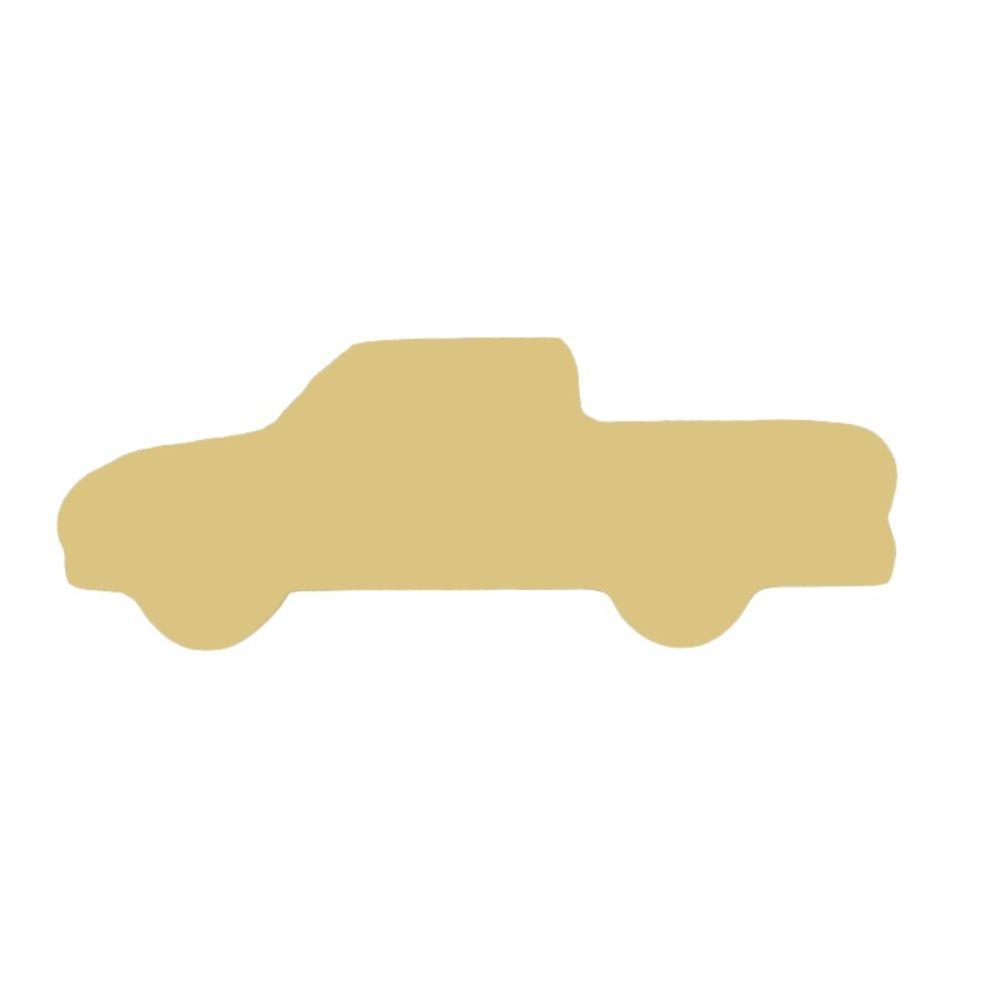 Basic Shape Pickup Truck MDF Cutout Silhouette - Unfinished For DIY