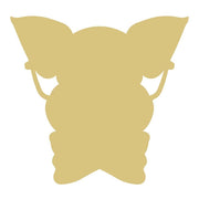 Basic Shape Pig MDF Cutout Pig Silhouette Style 4 - Unfinished For DIY