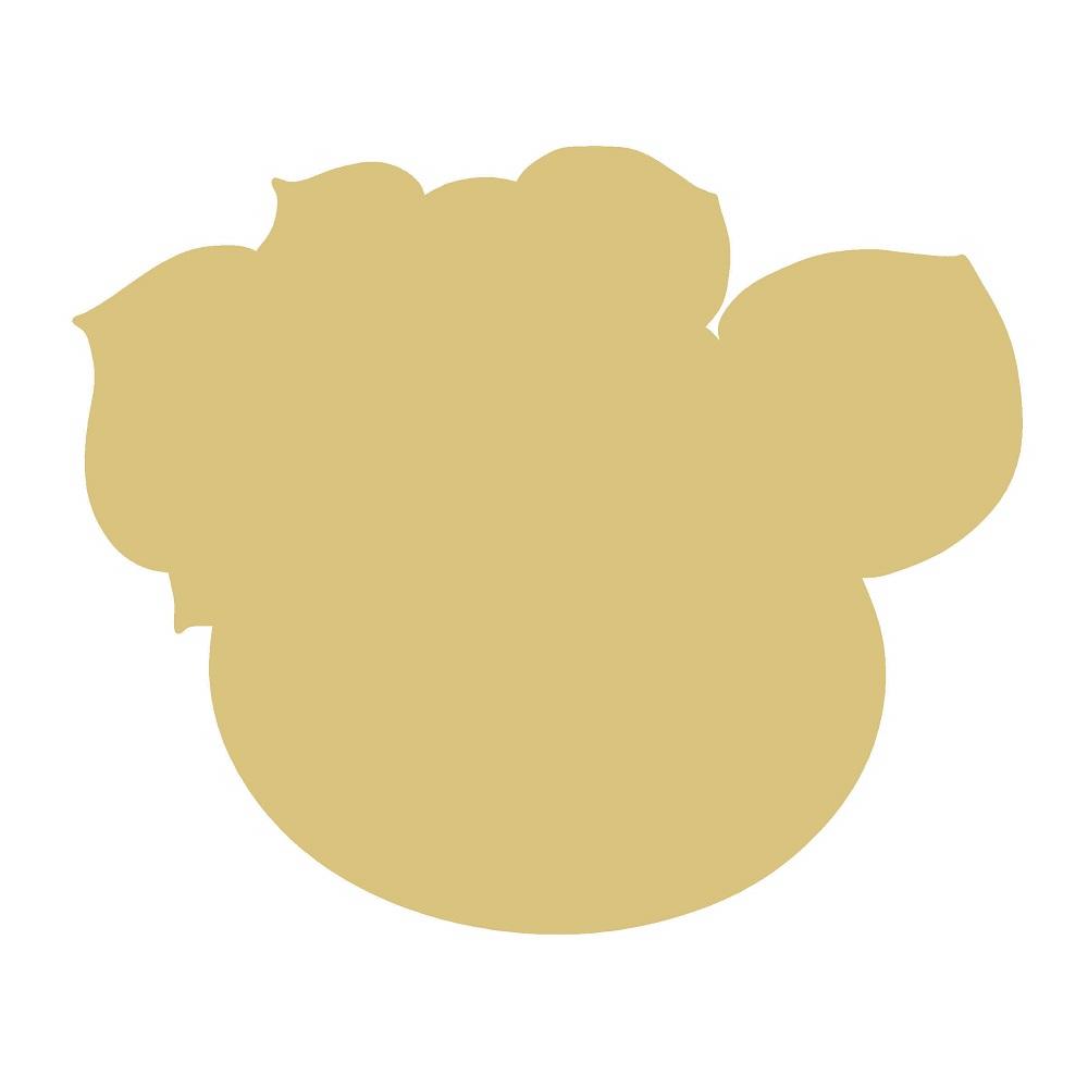 Basic Shape Pig MDF Cutout Pig Silhouette Style 6 - Unfinished For DIY