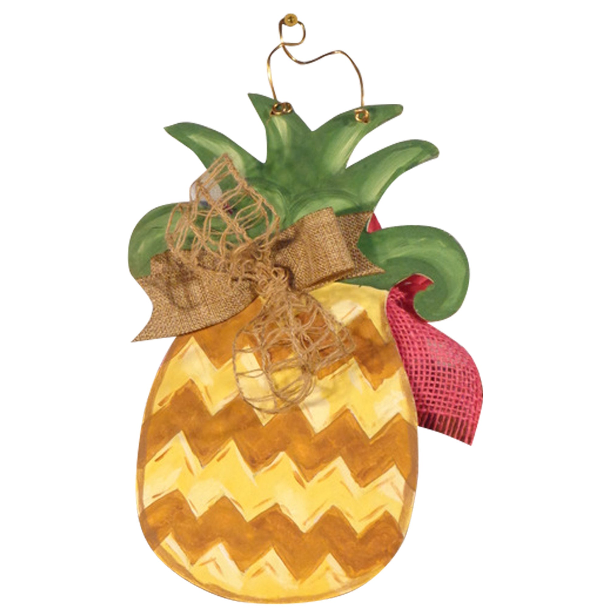 Basic Shape Pineapple MDF Cutout Silhouette - Unfinished For DIY