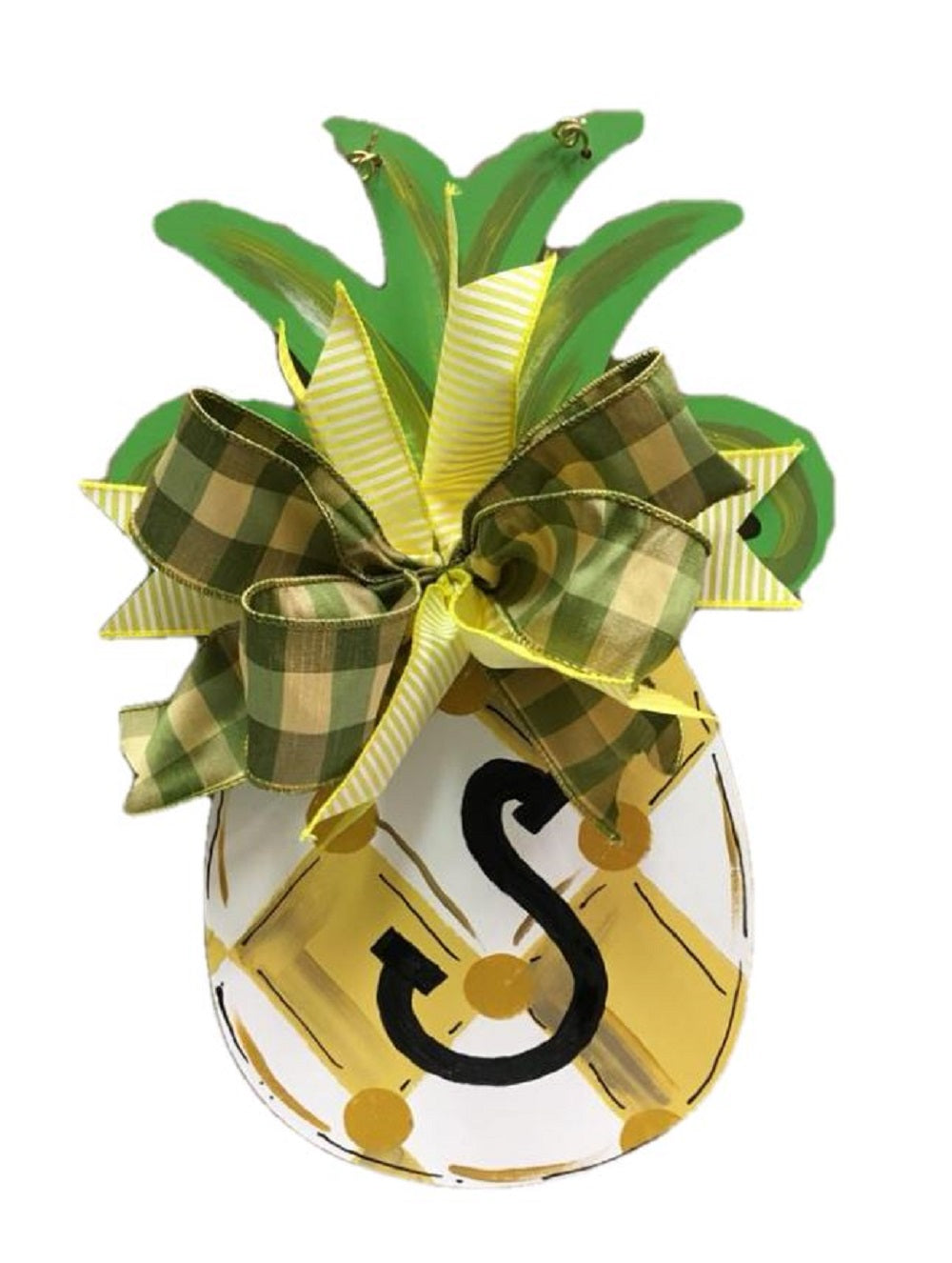 Basic Shape Pineapple MDF Cutout Silhouette - Unfinished For DIY