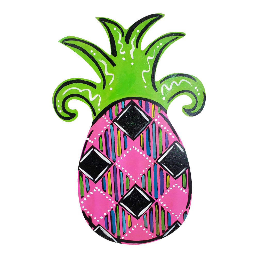 Basic Shape Pineapple MDF Cutout Silhouette - Unfinished For DIY