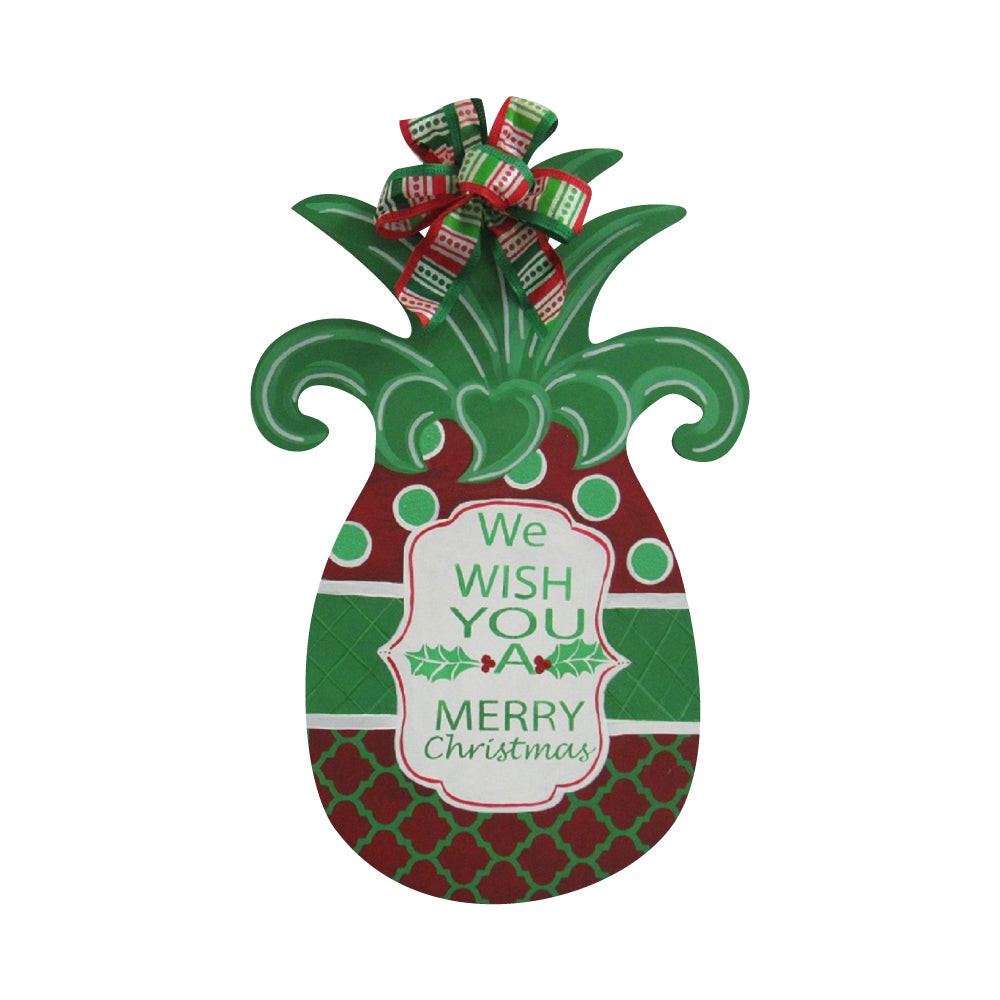 Basic Shape Pineapple MDF Cutout Silhouette - Unfinished For DIY