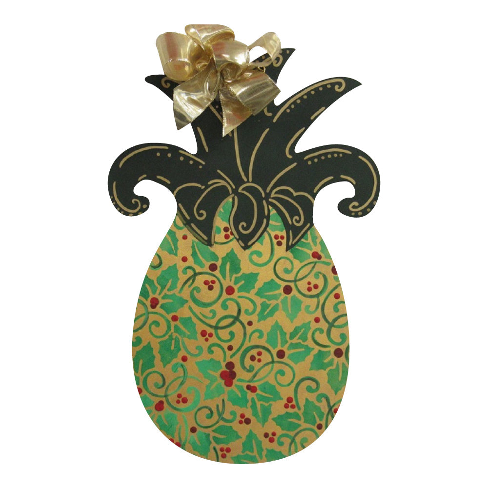 Basic Shape Pineapple MDF Cutout Silhouette - Unfinished For DIY