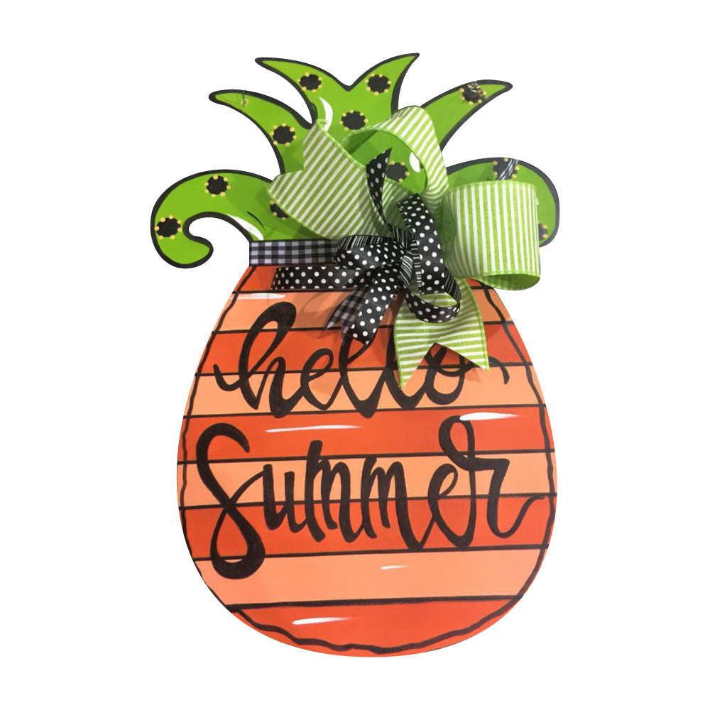 Basic Shape Pineapple MDF Cutout Silhouette - Unfinished For DIY