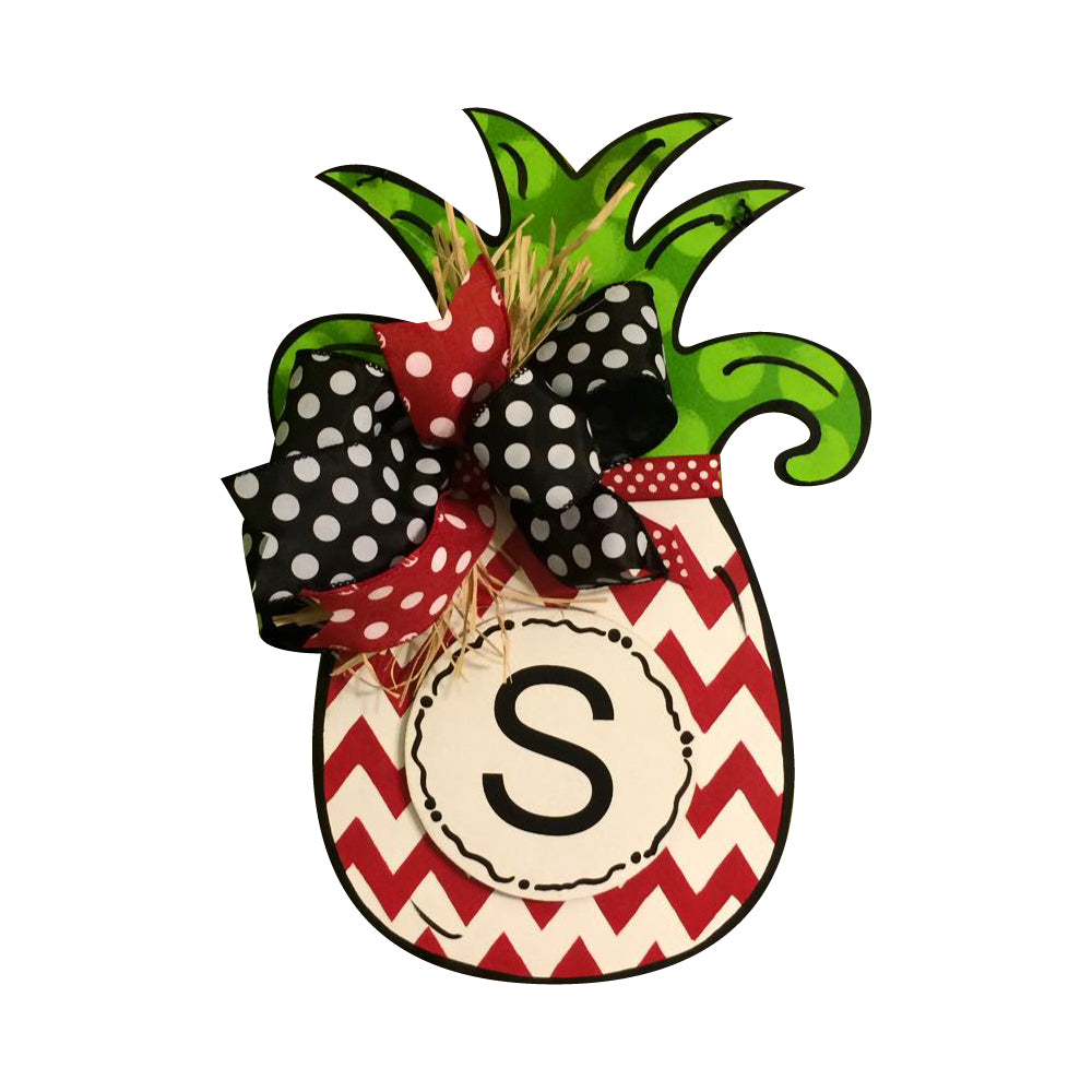 Basic Shape Pineapple MDF Cutout Silhouette - Unfinished For DIY