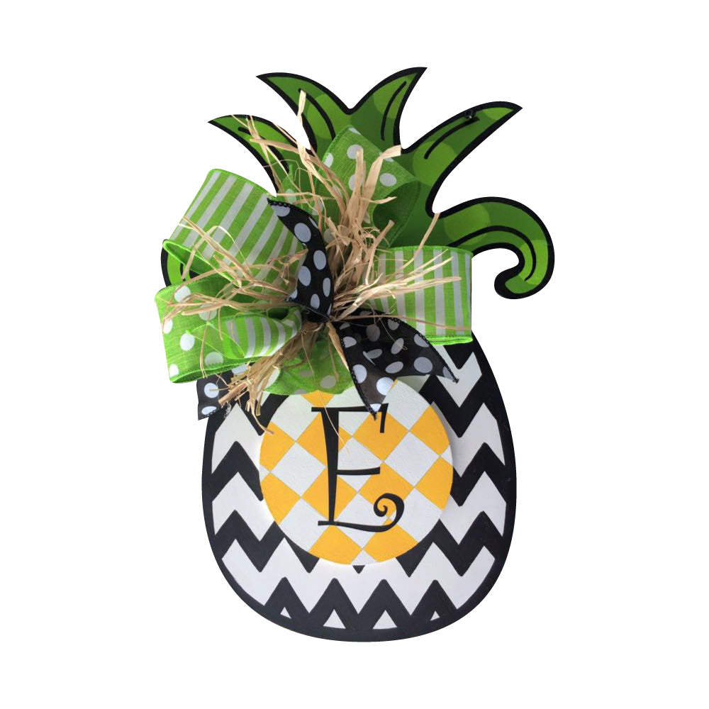 Basic Shape Pineapple MDF Cutout Silhouette - Unfinished For DIY