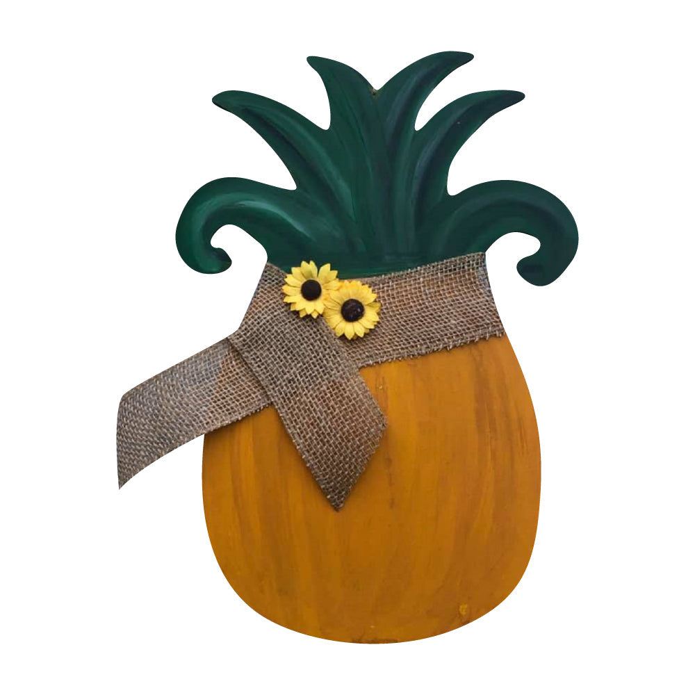 Basic Shape Pineapple MDF Cutout Silhouette - Unfinished For DIY