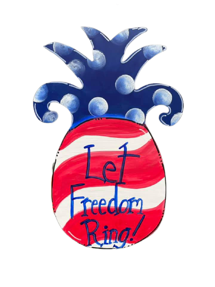 Basic Shape Pineapple MDF Cutout Silhouette - Unfinished For DIY