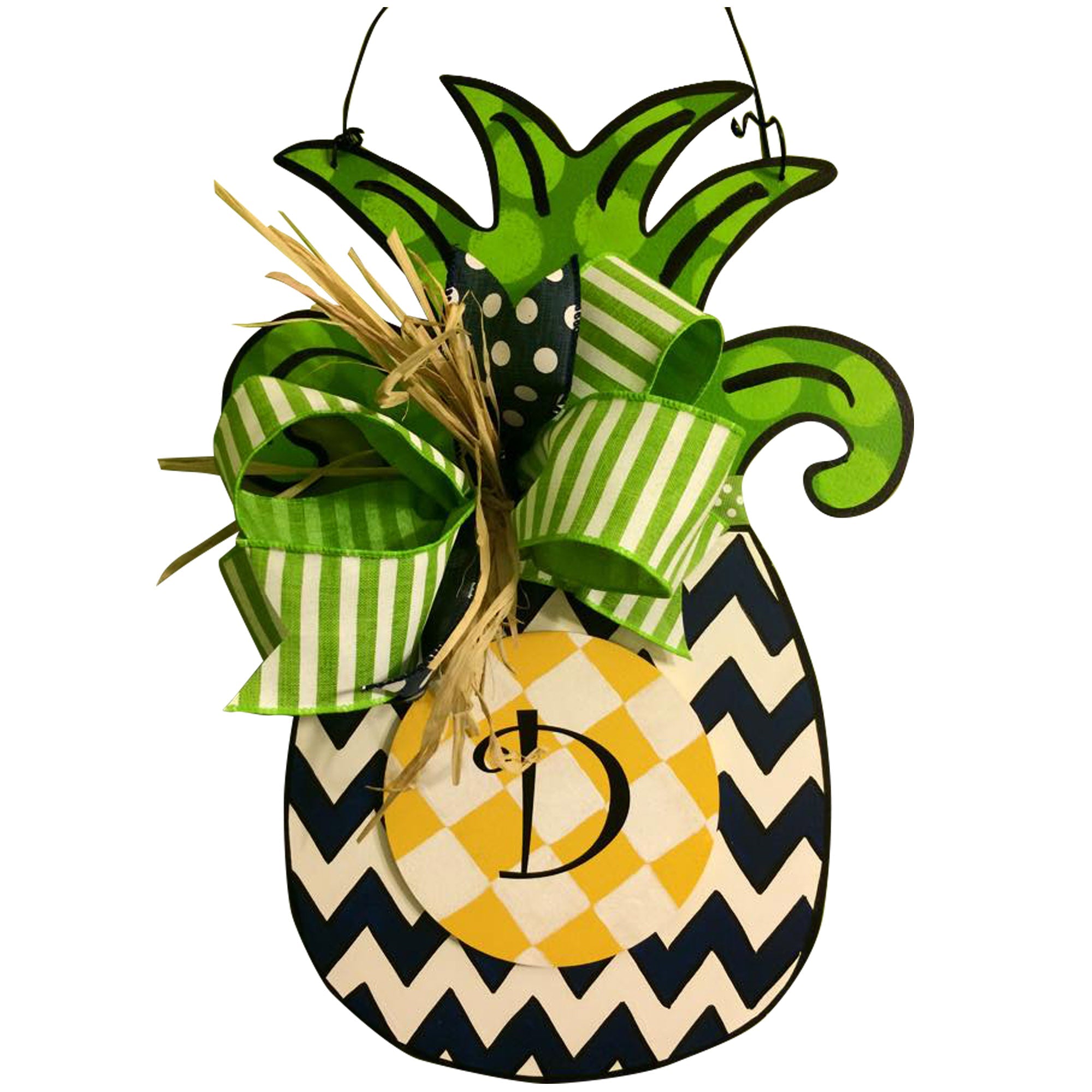 Basic Shape Pineapple MDF Cutout Silhouette - Unfinished For DIY