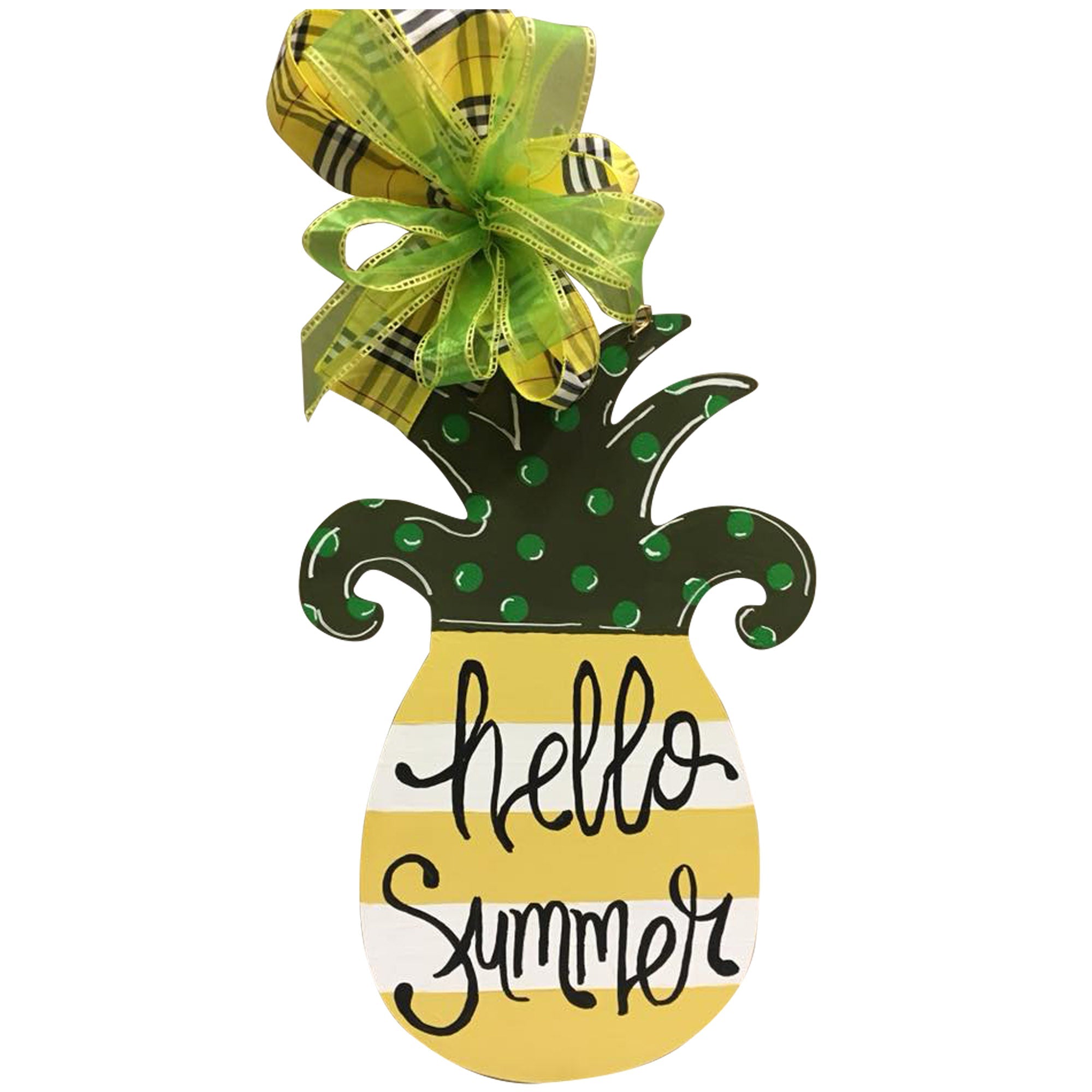 Basic Shape Pineapple MDF Cutout Silhouette - Unfinished For DIY