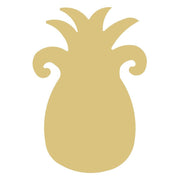 Basic Shape Pineapple MDF Cutout Silhouette - Unfinished For DIY