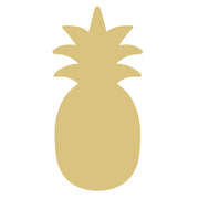 Basic Shape Pineapple MDF Cutout Tropical Decor - Unfinished For DIY