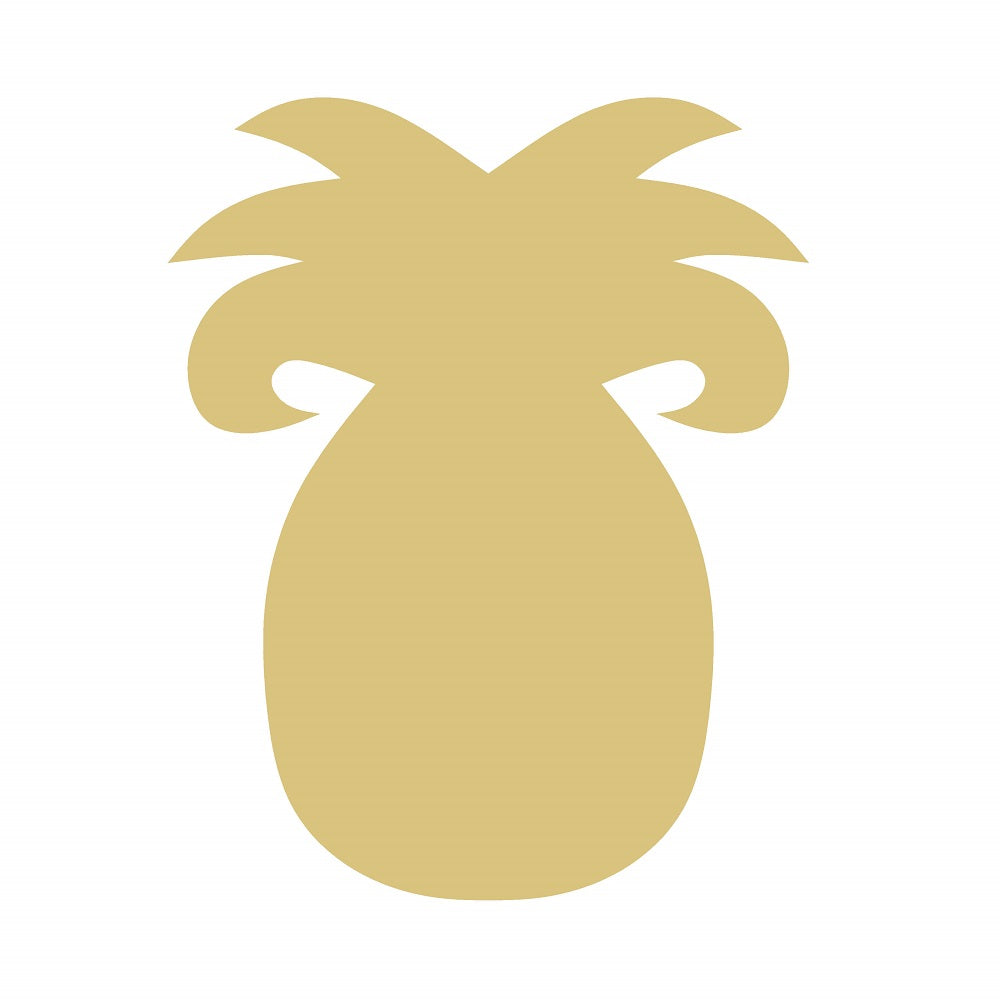 Pineapple Unfinished Wood Cutout Style 3