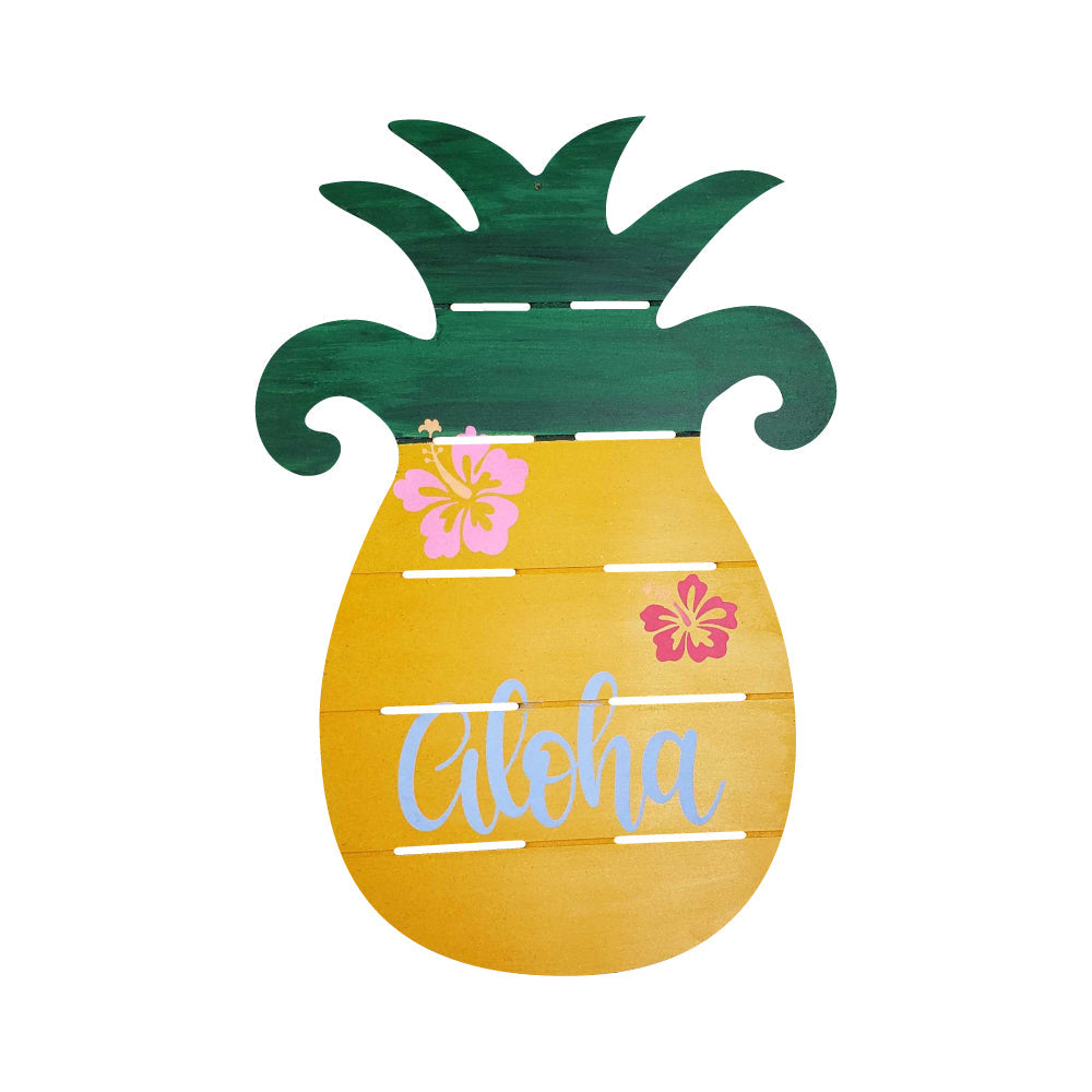 Basic Shape Pineapple Pallet MDF Cutout Silhouette - Unfinished For DIY