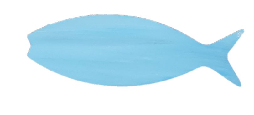 Basic Shape Plain Ol Fish MDF Cutout Silhouette - Unfinished For DIY