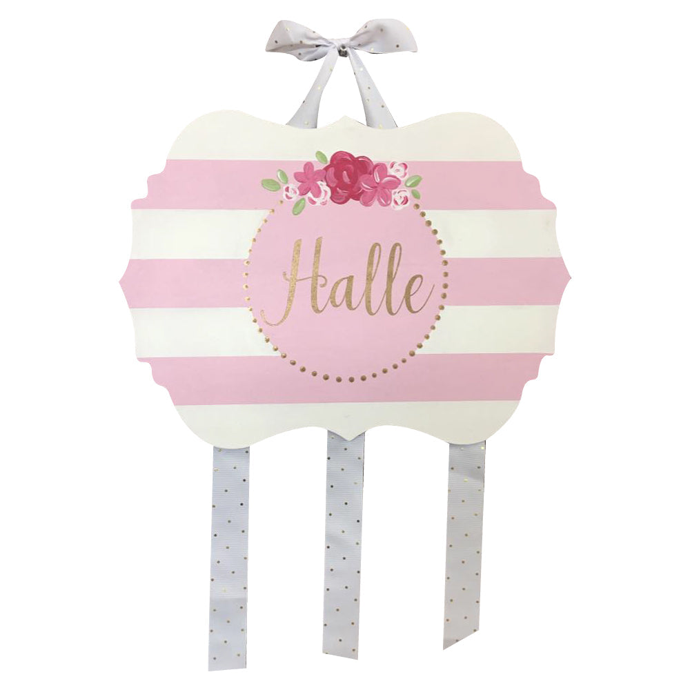 Basic Shape Baroque Plaque Shield MDF Cutout Silhouette - Unfinished For DIY