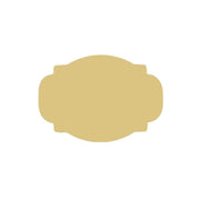 Basic Shape Plaque MDF Cutout Decorative Plaque Style 27 - Unfinished For DIY