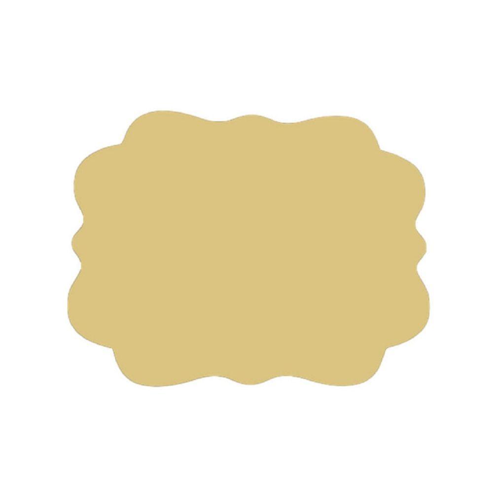 Basic Shape Plaque MDF Cutout Plain Silhouette Style 29 - Unfinished For DIY