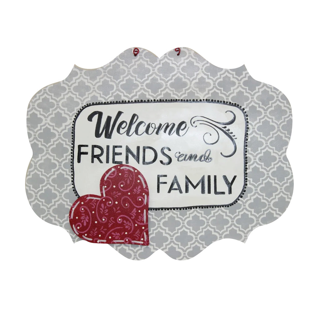 Basic Shape Plaque MDF Cutout Plain - Unfinished For DIY