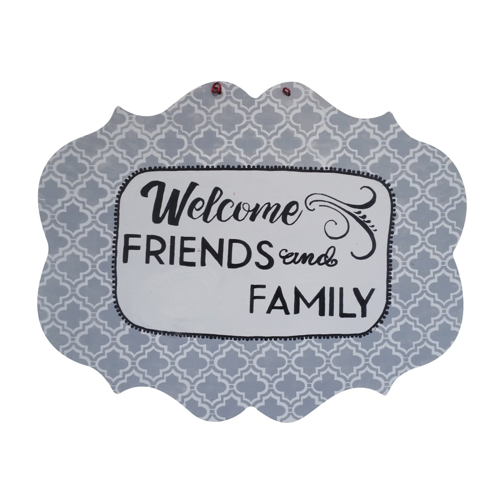 Basic Shape Plaque MDF Cutout Plain - Unfinished For DIY