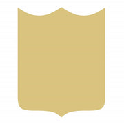 Basic Shape Shield MDF Cutout Shield Silhouette - Unfinished For DIY