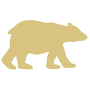 Basic Shape Polar Bear MDF Cutout Silhouette - Unfinished For DIY