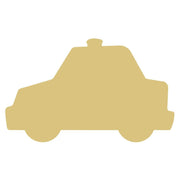 Basic Shape Car MDF Cutout Police Silhouette - Unfinished For DIY