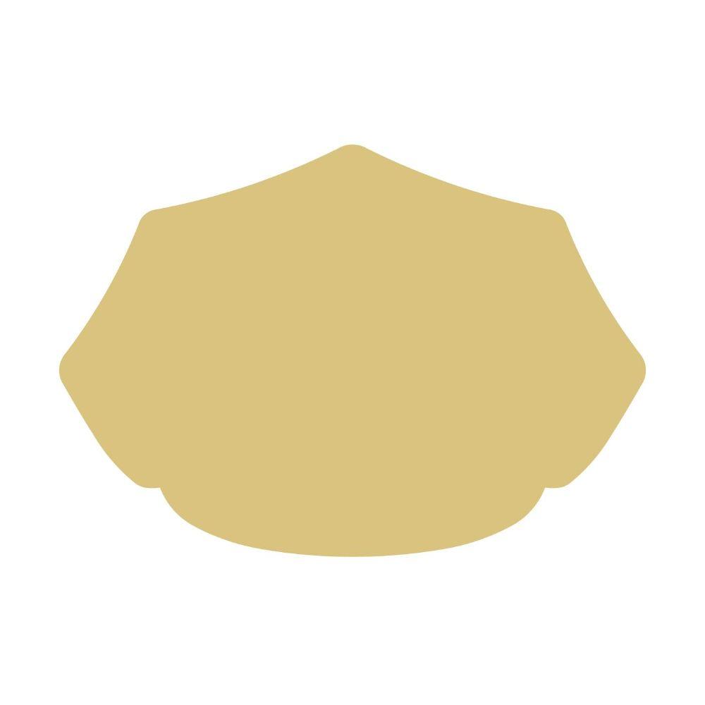 Basic Shape Police Hat MDF Cutout Police Hat Silhouette - Unfinished For DIY