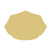 Basic Shape Police Hat MDF Cutout Police Hat Silhouette - Unfinished For DIY