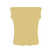 Basic Shape Pool Float MDF Cutout Silhouette - Unfinished For DIY