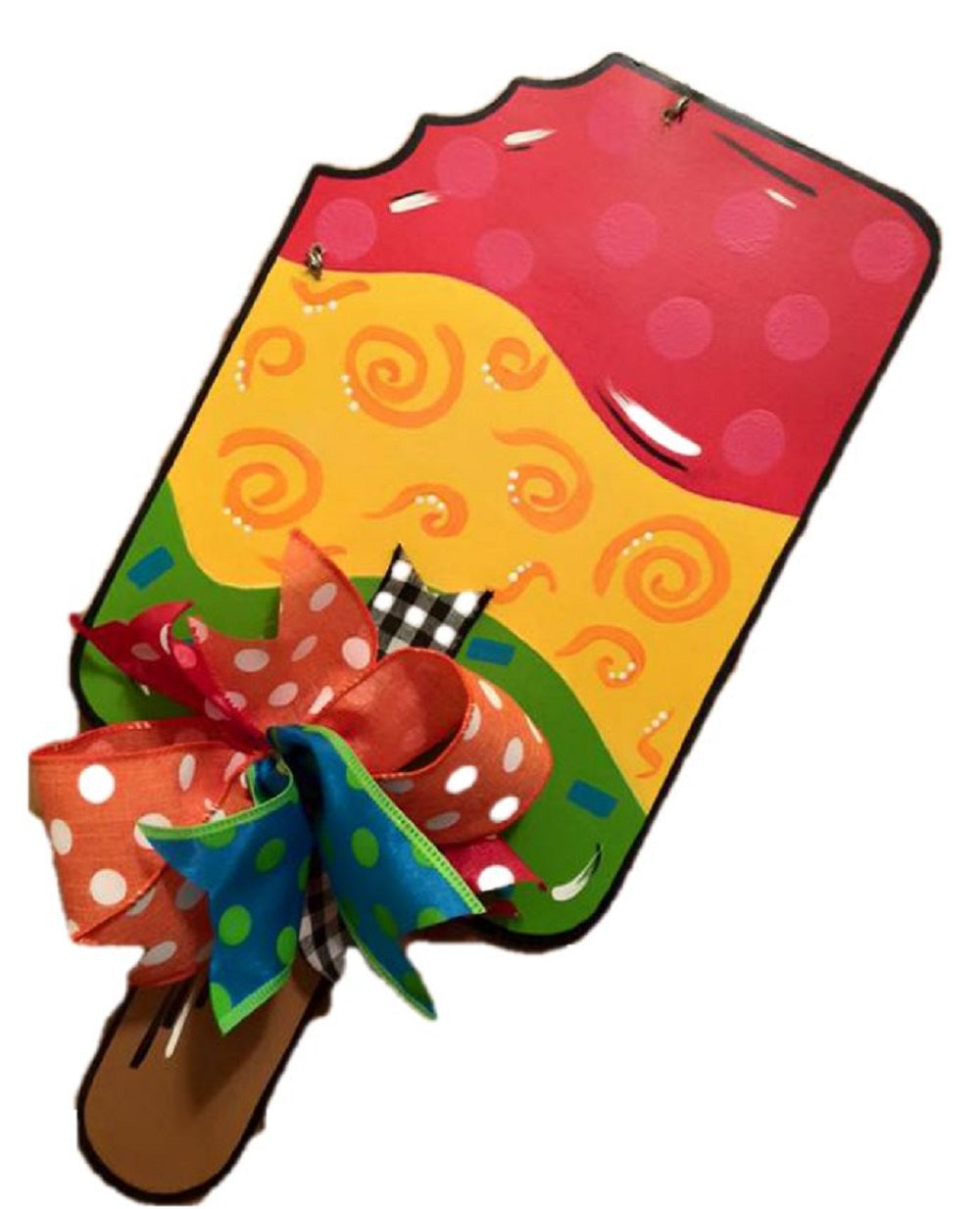 Basic Shape Popsicle MDF Cutout Silhouette Style 1 - Unfinished For DIY