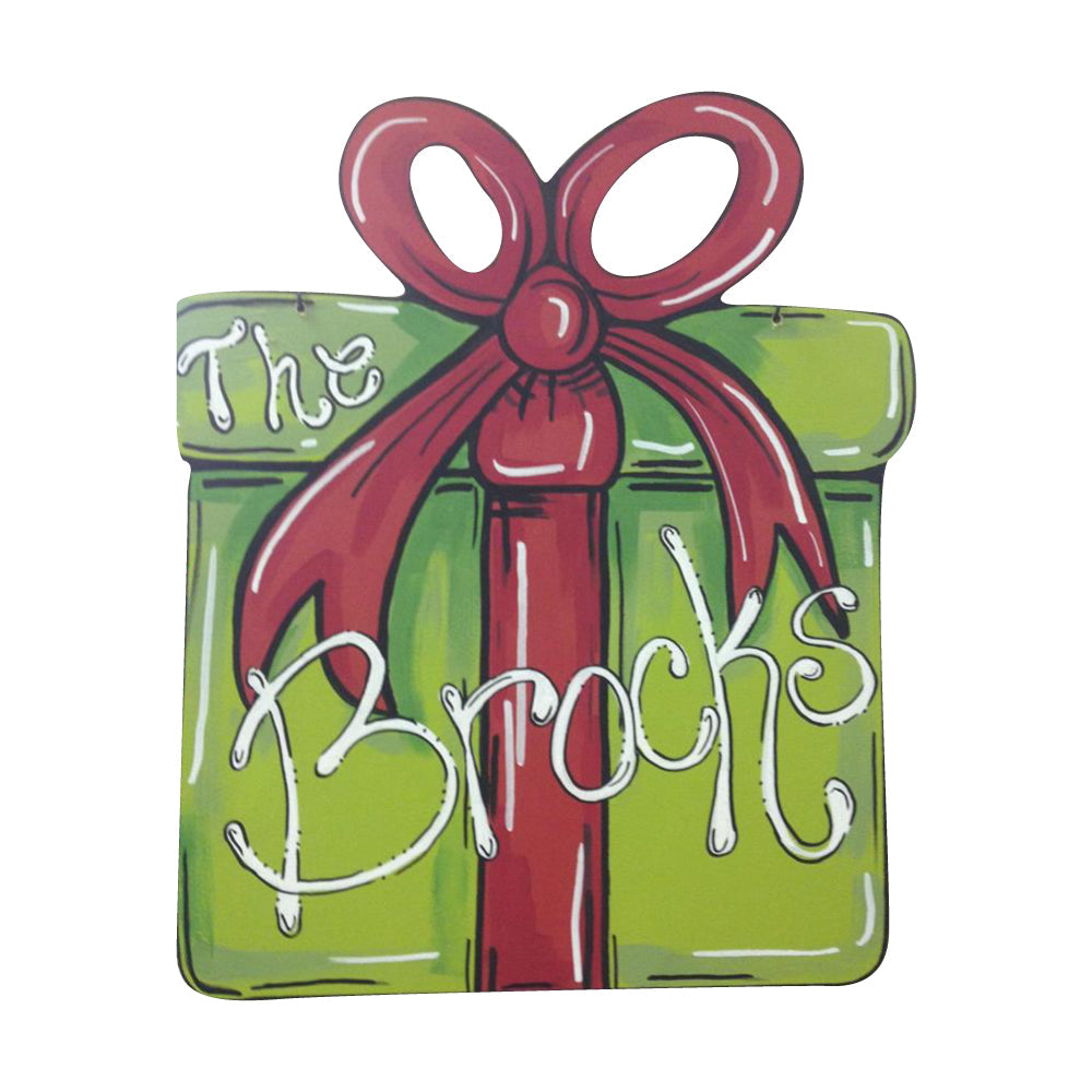 Basic Shape Gift Box MDF Cutout Bow Silhouette Style 1 - Unfinished For DIY