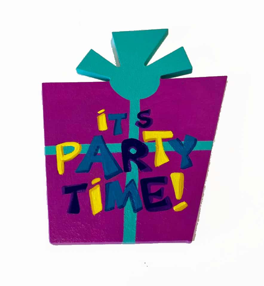 Basic Shape Gift Box MDF Cutout Bow Silhouette Style 2 - Unfinished For DIY