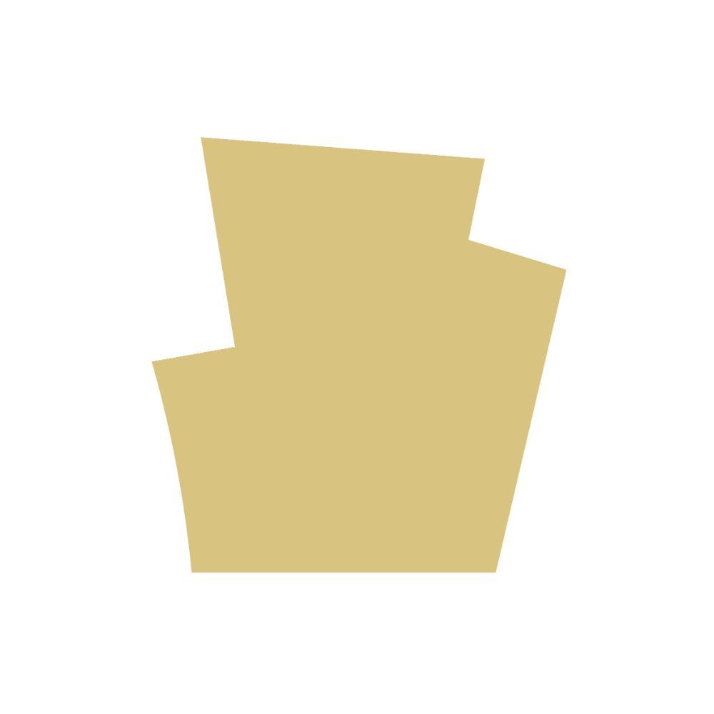 Basic Shape Present MDF Cutout Silhouette - Unfinished For DIY