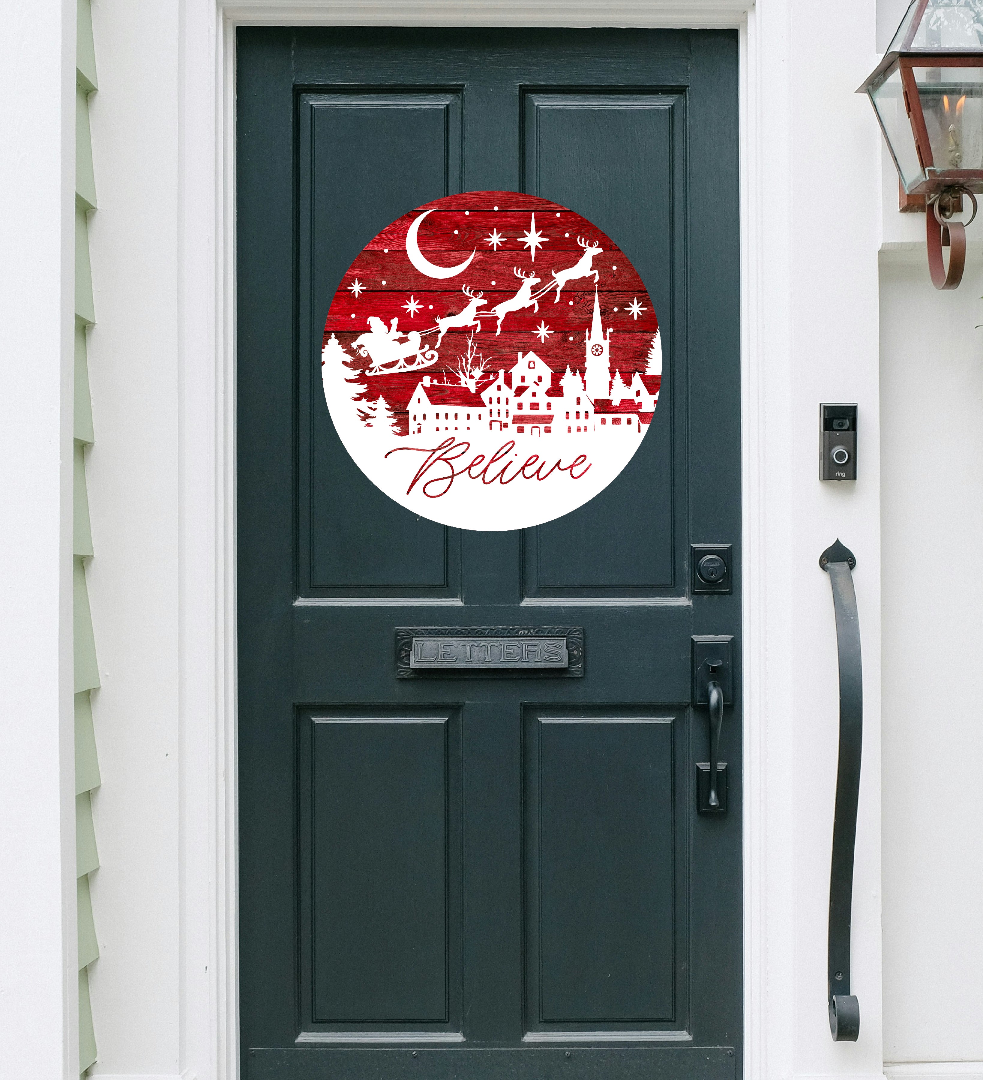 Believe Printed MDF Wall & Door Sign – Ready-to-Hang Home Décor Accent – No Painting Required