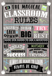 Print Shop Rectangle Sign MDF Cutout The Magical Classroom Rules