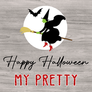 Print Shop Rectangle MDF Cutout Happy Halloween My Pretty