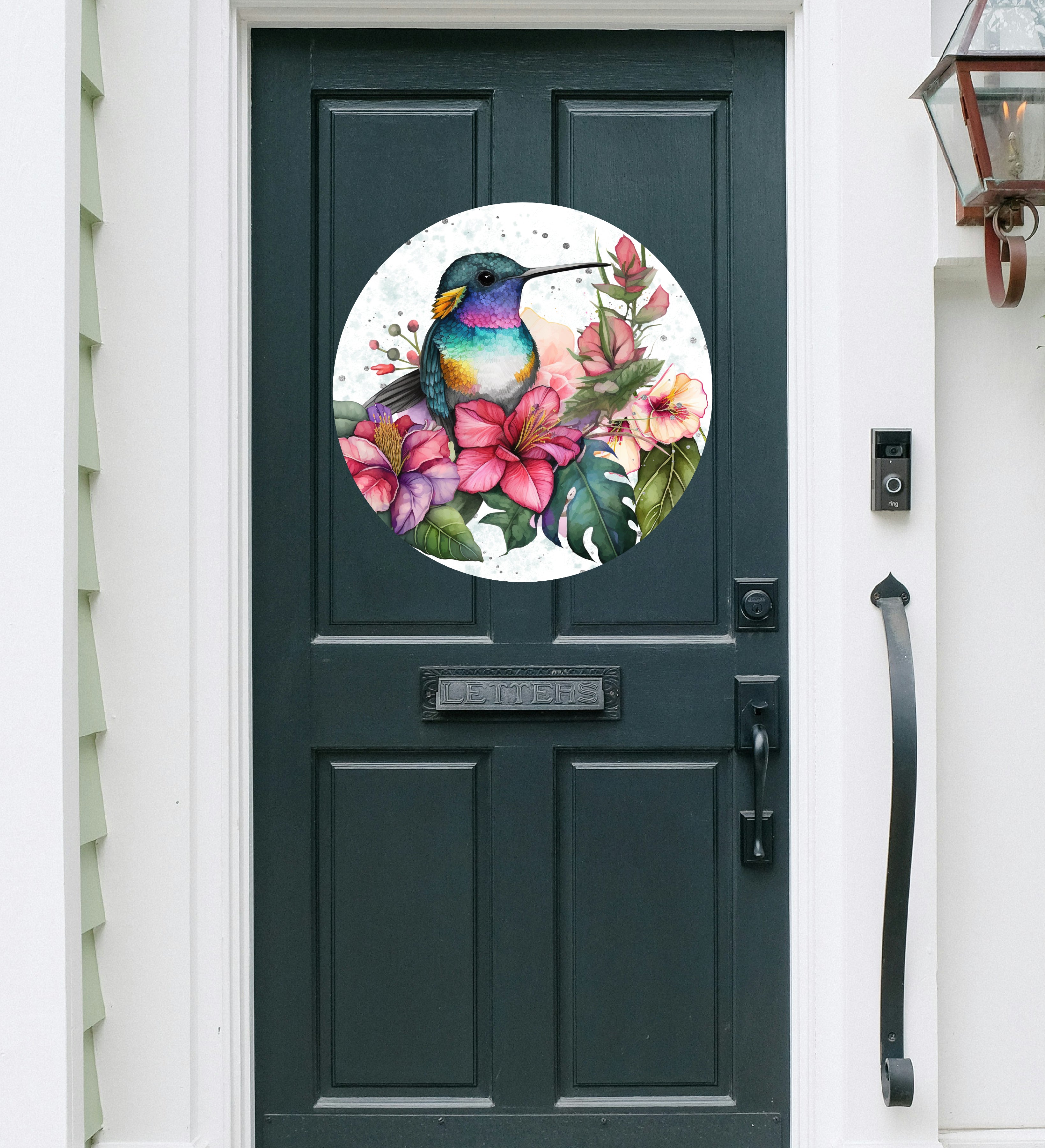 Humming Bird Printed MDF Wall & Door Sign – Ready-to-Hang Home Décor Accent – No Painting Required
