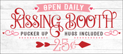 Print Shop Rectangle Sign MDF Cutout Kissing Booth