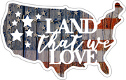 Print Shop USA Map MDF Cutout Land That We Love